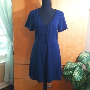 NWT Forever 21 navy blue dress sz.L